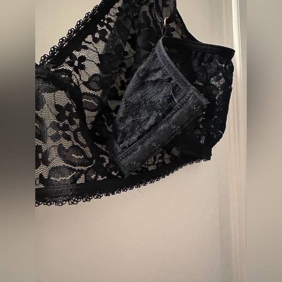 INC Lace Bralette Black - Picture 7 of 8